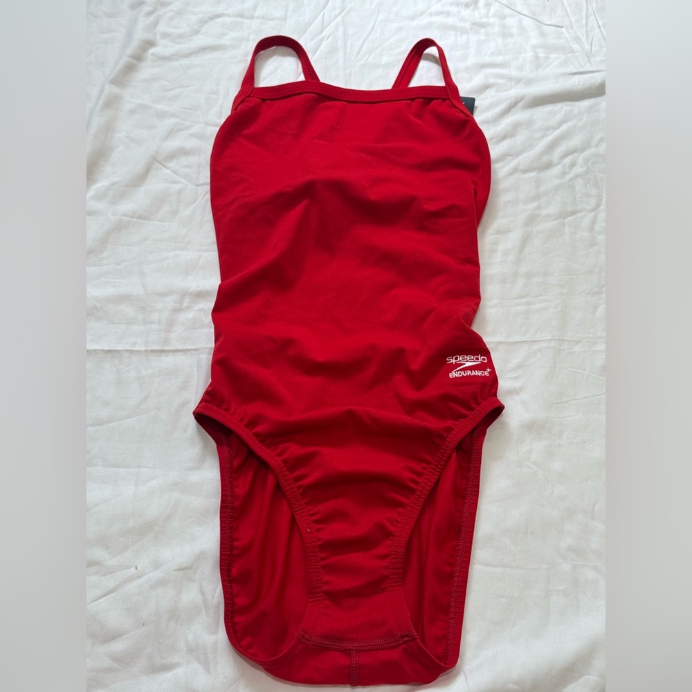Speedo Red Endurance+ Swimwear